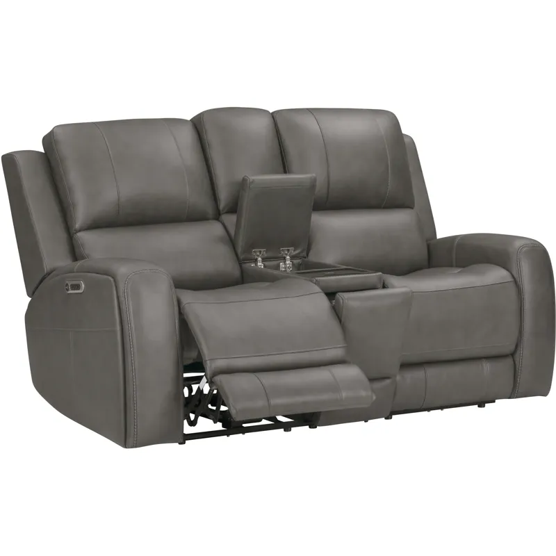 Belmont Autumn Fog Zero Gravity Power Reclining Sofa and Loveseat