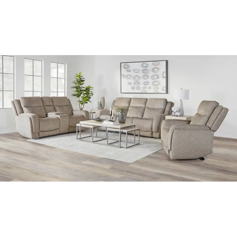 Penfield Frappe Power Reclining Sofa Loveseat and Recliner