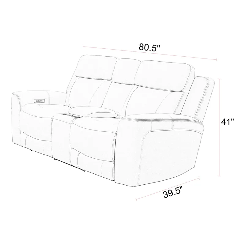 Calgary Autumn Umber Power Reclining Sofa and Loveseat