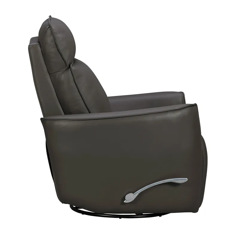 Roxy Abby Dark Grey Manual Swivel Glider Recliner