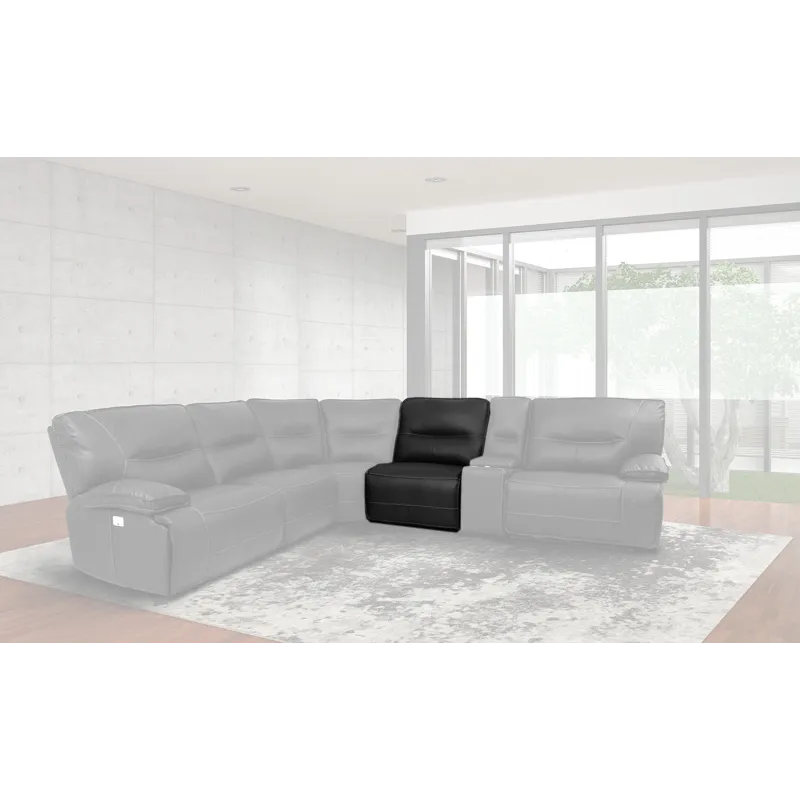 Spartacus Black Armless Chair