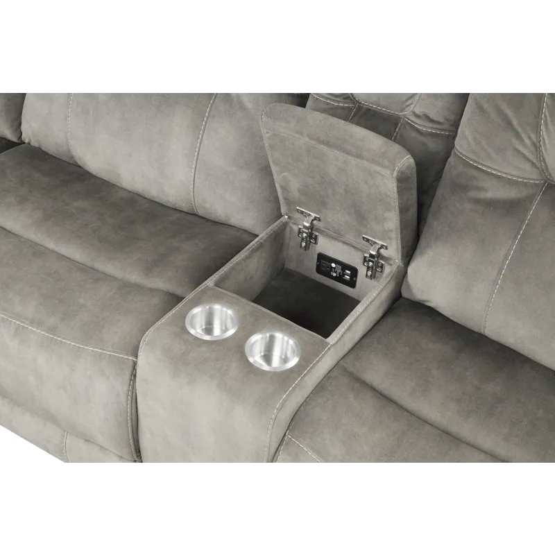 Cooper Shadow Natural 7 Piece Modular Manual Reclining Sectional