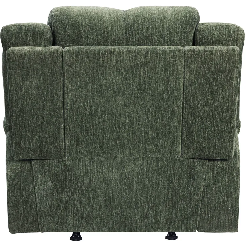 Bronco Plush Forest Manual Rocker Recliner Two Pack