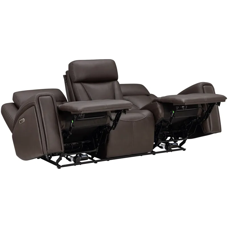 Maveric Bette Coffee Zero Gravity Power Reclining Sofa and 2 Recliners