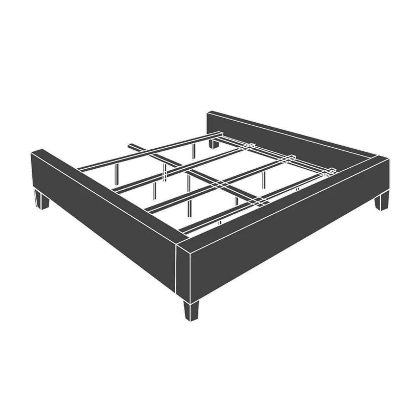 Cody Cork Queen Footboard and Rails