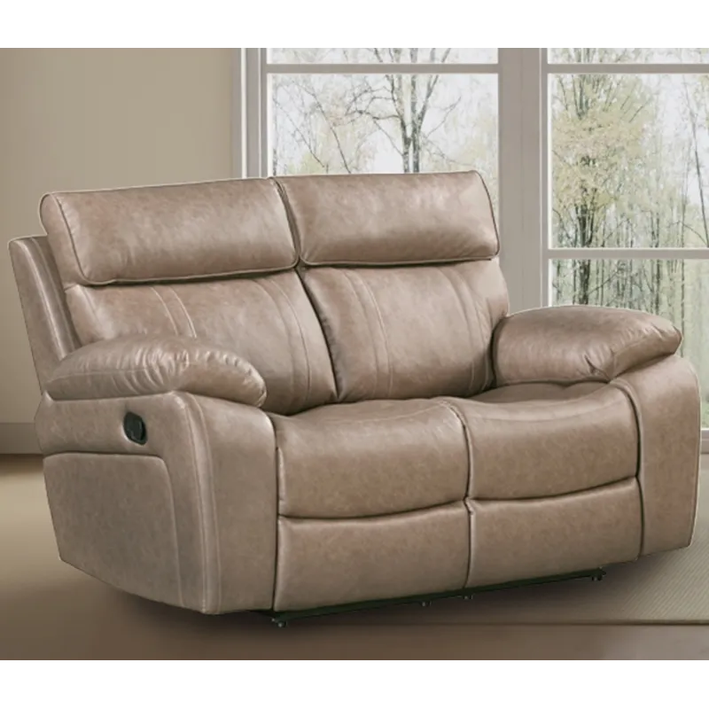 Theon Stokes Toffee Reclining Loveseat