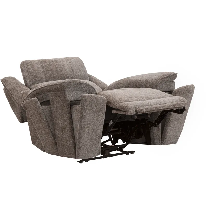 Colton Branson Tweed Power Zero Gravity Sofa and 2 Recliners with Immersive Audio