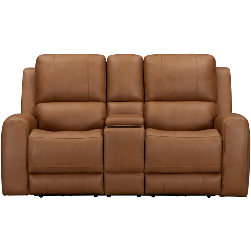Belmont Lyric Caramel Zero Gravity Power Reclining Sofa Loveseat and Recliner