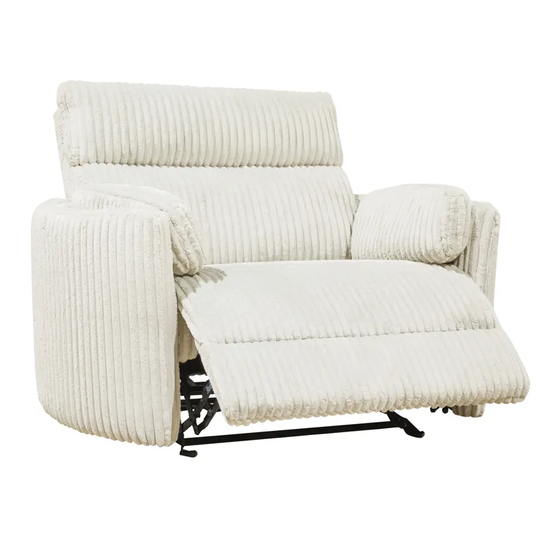 Radius Xl Mega Ivory Extra Wide Power Glider Recliner