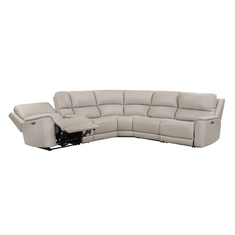 Easton Steamboat Quartz 6 Piece Zero Gravity Power Reclining Sectional with Power Adjustable Headres