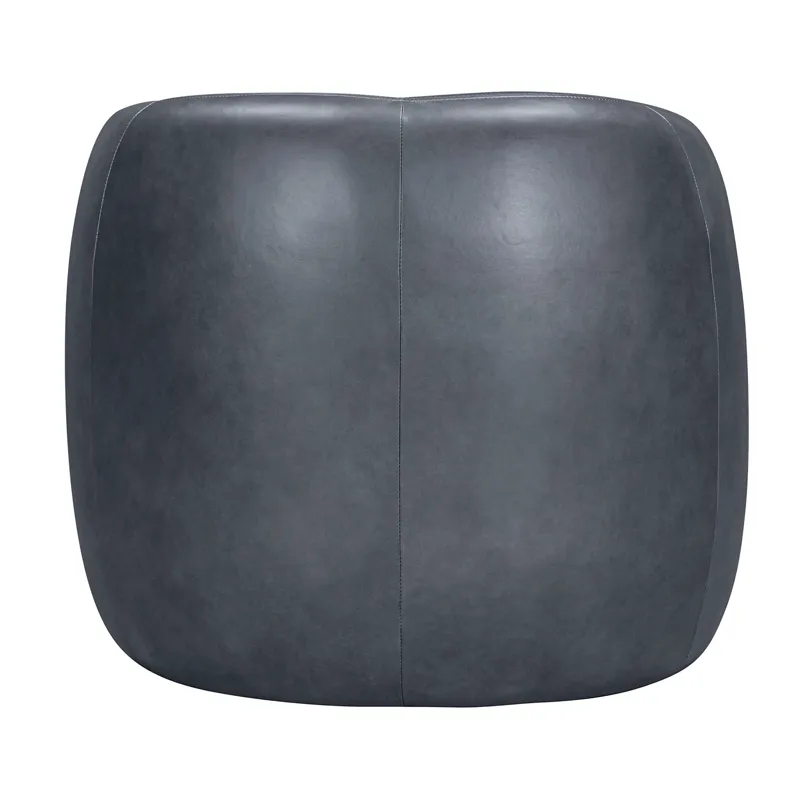 Como Renaissance Blue Swivel Glider Accent Chair
