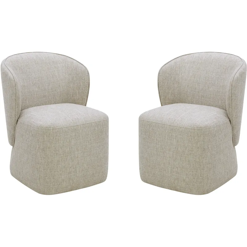 Bongo Twillow Sand Dining Chair Two Pack