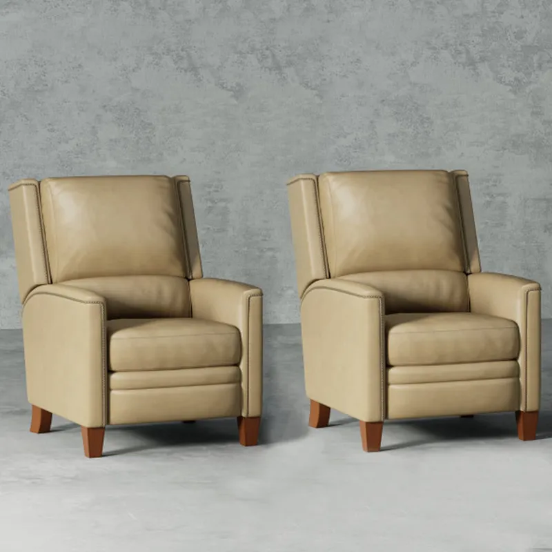 Connor Luxe Latte Power Cordless High Leg Recliner P2 Two Pack