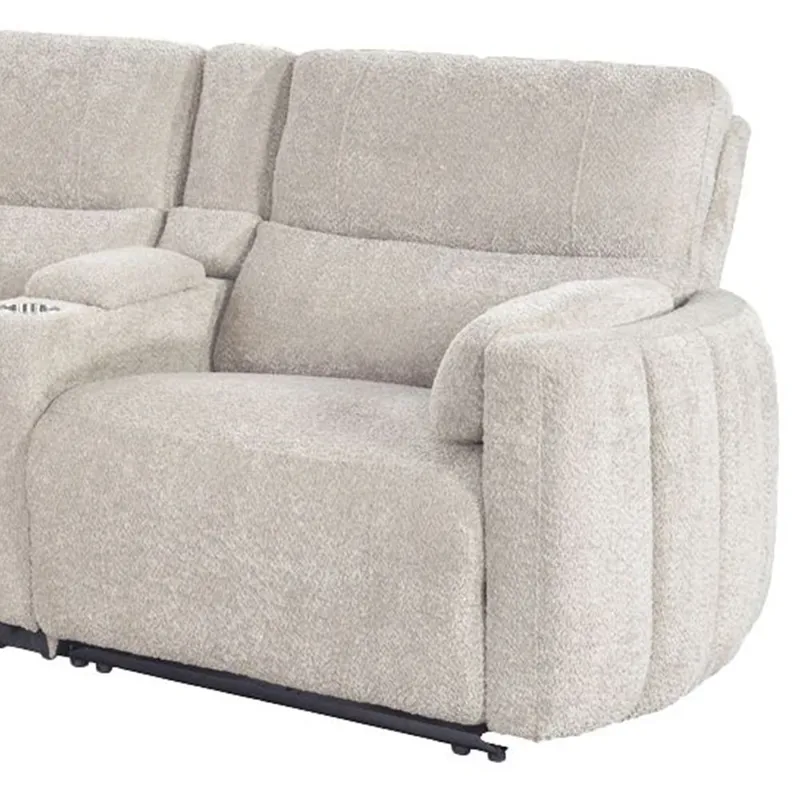 Modesto Buttercream Power Right Arm Facing Recliner