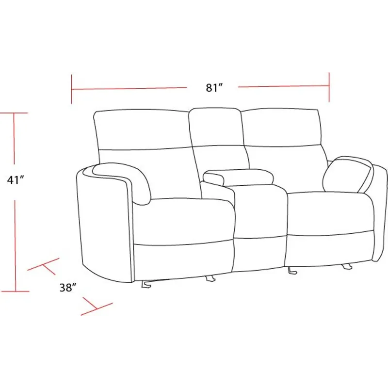 Radius Mega Grey Power Reclining Sofa and Loveseat