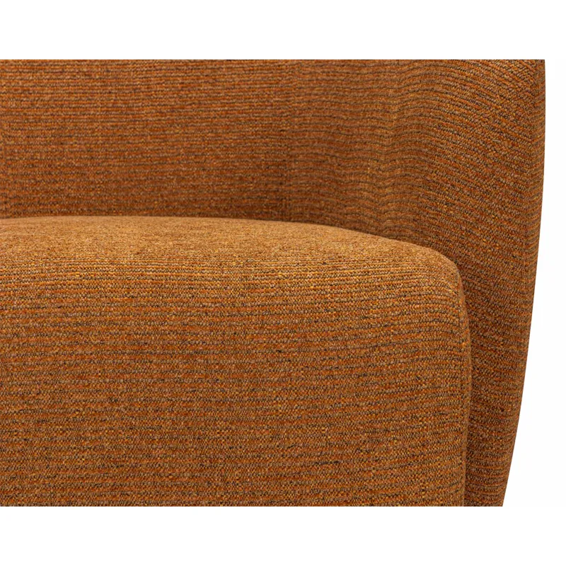 Mingle Thatch Jute Swivel Glider Accent Chair Two Pack