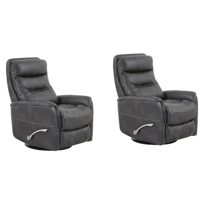 Gemini Flint Swivel Glider Recliner Two Pack