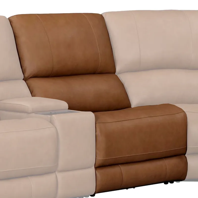 Belmont Lyric Caramel Zero Gravity Power Armless Recliner P3