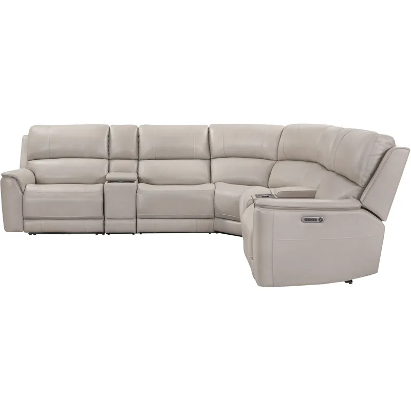Easton Steamboat Quartz 7 Piece Zero Gravity Power Reclining Sectional with Power Adjustable Headrests