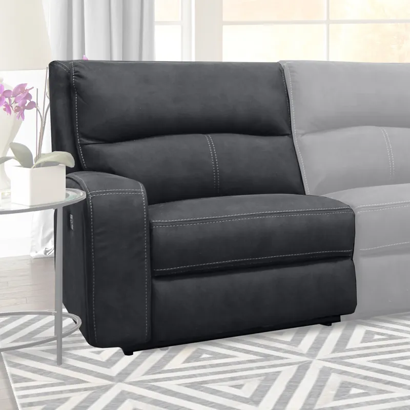 Polaris Slate Power Left Arm Facing Recliner