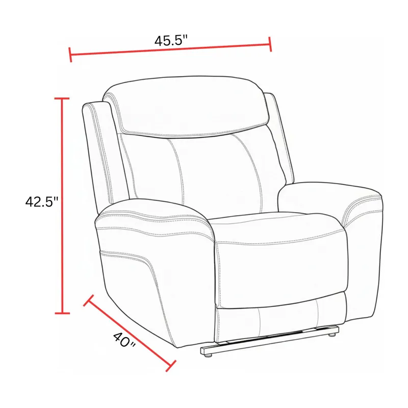 Callahan Sydney Brunette Power Lift Recliner with Heat and Massage Two Pack