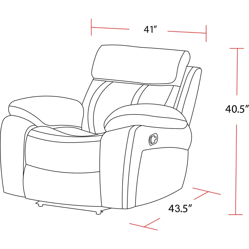 Theon Stokes Toffee Manual Reclining Sofa Loveseat and Recliner