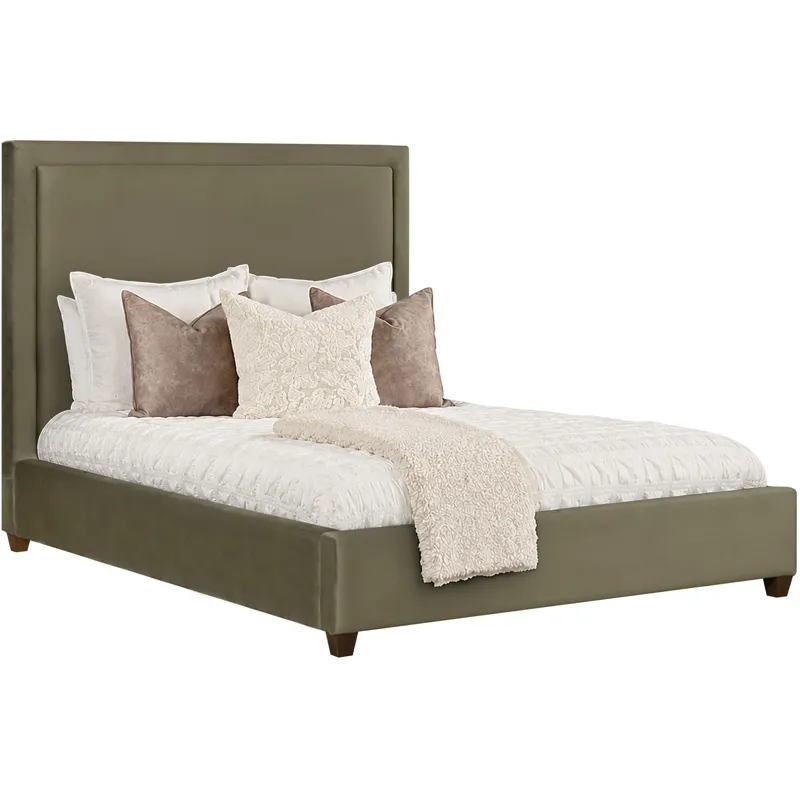 Kimberly Mystical Moss Queen Bed 5/0