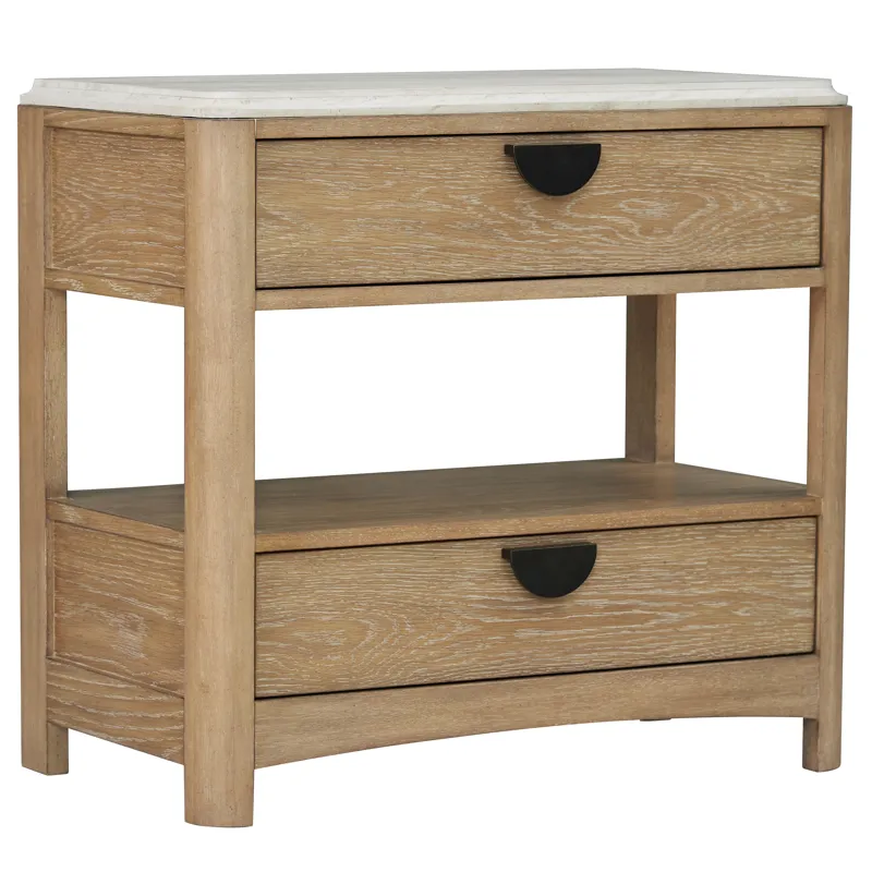 Escape Bedroom Queen Panel Bed 2 Nightstands and Dresser with Mirror