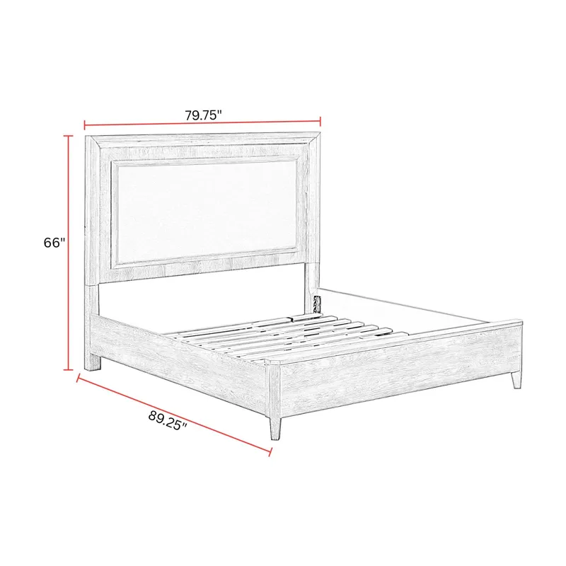 Breckenridge Bedroom King Bed with 2 Nightstands