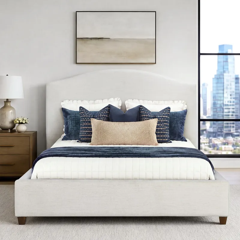 Gina Rosemont Alabaster King Bed 6/6