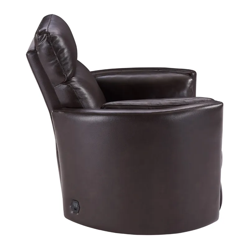 Radius Florence Brown - Powered By Freemotion Cordless Power Swivel Glider Recliner Two Pack