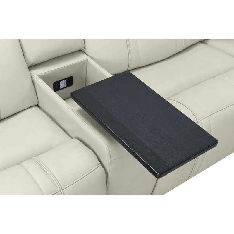 Sausalito Platinum Envy 6 Piece Modular Zero Gravity Power Reclining Sectional with Power Adjustable Headrests
