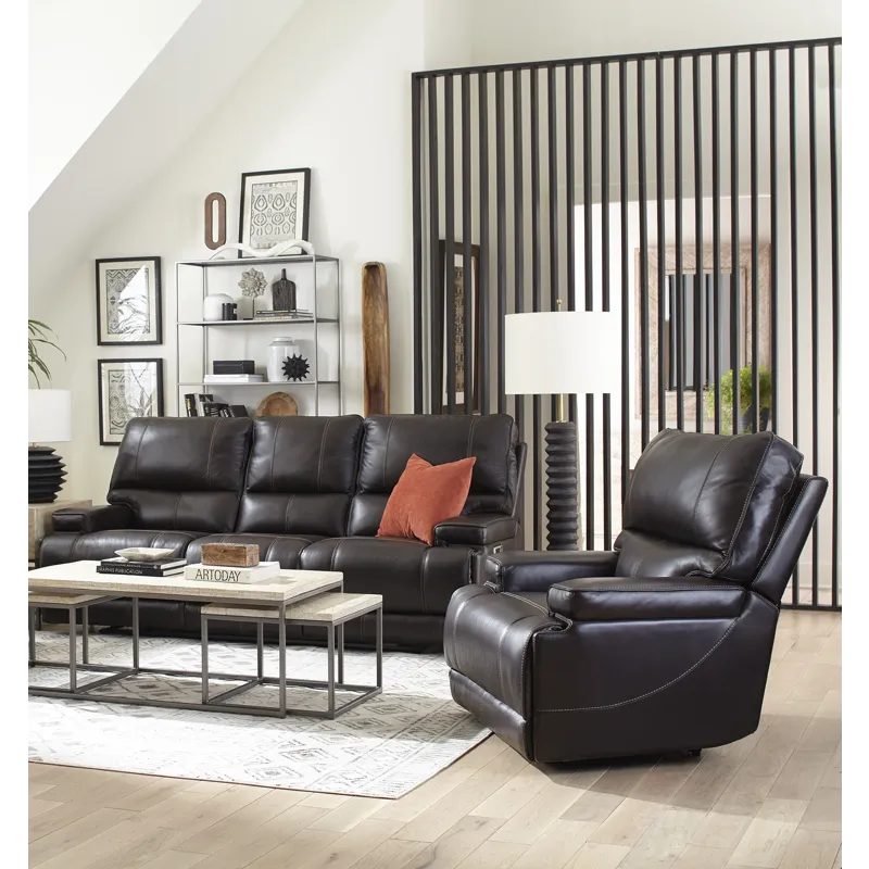 Whitman Verona Coffee - Powered By Freemotion Power Reclining Sofa and Recliner