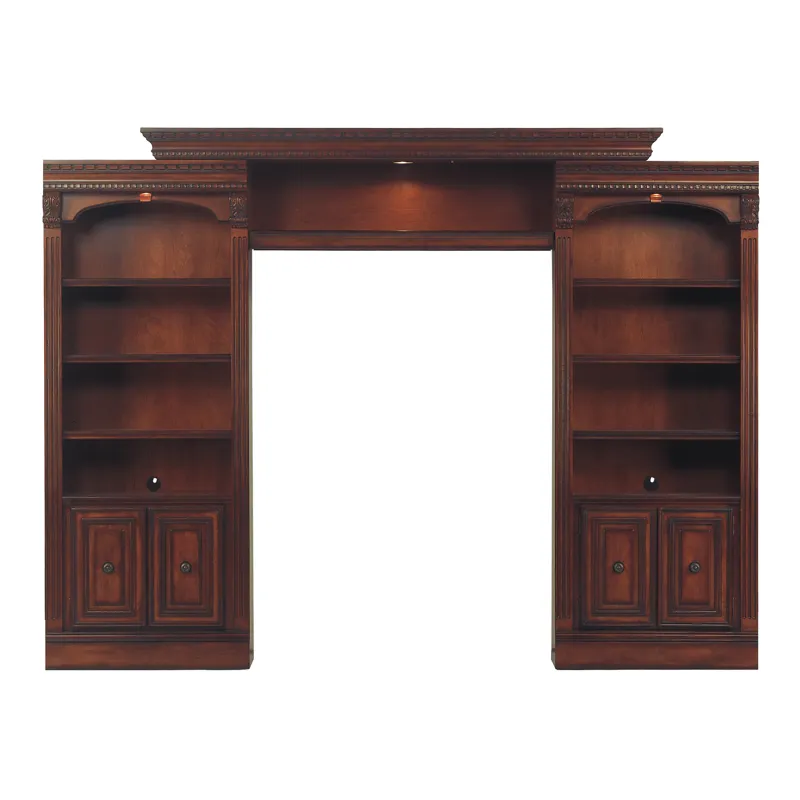 Huntington Expandable Bridge with Shelf and Back Panel