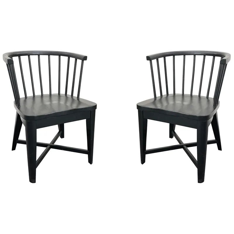 Americana Modern Dining Barrel Dining Chair Two Pack