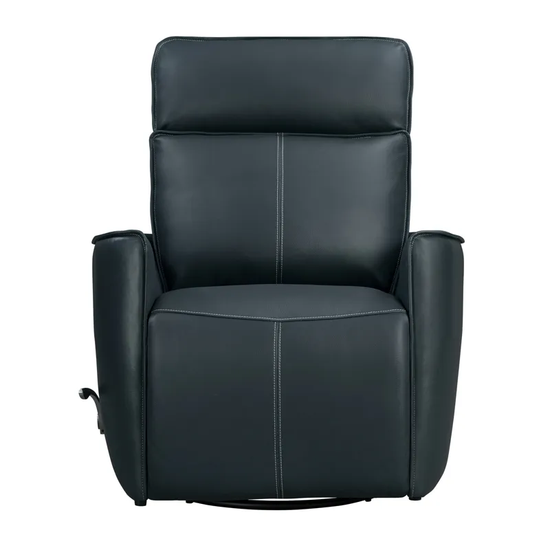 Roxy Abby Navy Manual Swivel Glider Recliner