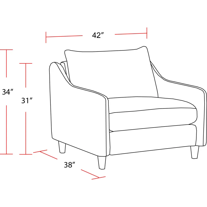Vogue Farlo Chalk Chair Two Pack