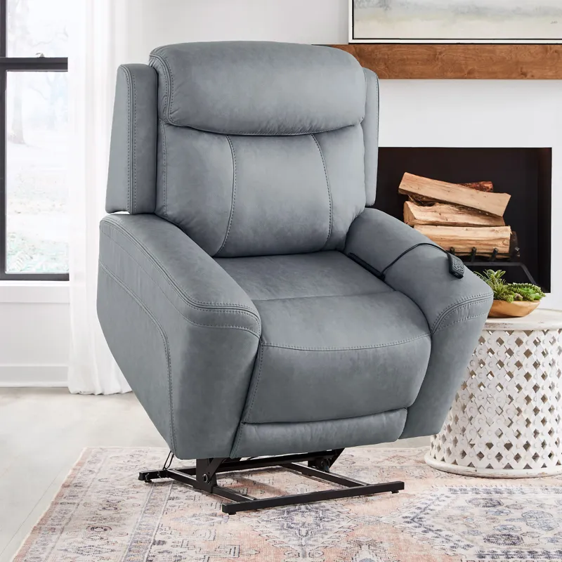 Callahan Sydney Evening Power Lift Recliner with Heat and Massage Two Pack
