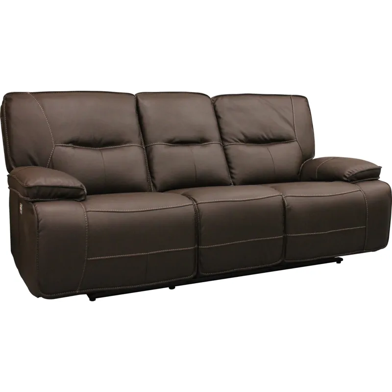 Spartacus Chocolate Power Reclining Sofa and Two Recliners