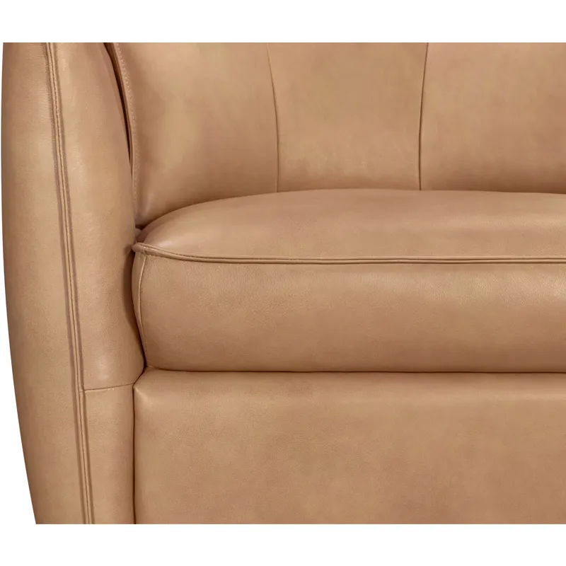 Norwood Renaissance Clay Swivel Glider Accent Chair Two Pack
