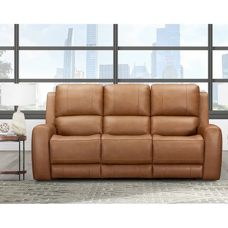 Belmont Lyric Caramel Zero Gravity Power Reclining Sofa Loveseat and Recliner