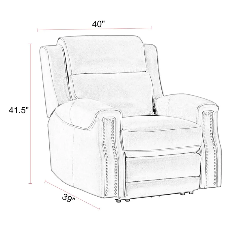 Hensley Marina Dream Power Reclining Sofa Loveseat and Recliner