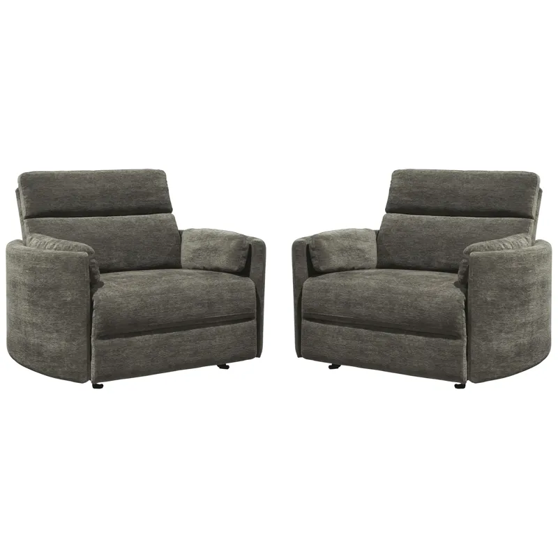Radius Xl Krypton Extra Wide Power Glider Recliner Two Pack