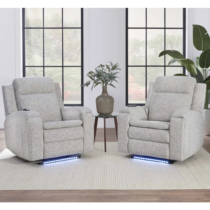 Armstrong Southampton Shore Power Recliner with Heat Massage and Auto-Glide Two Pack