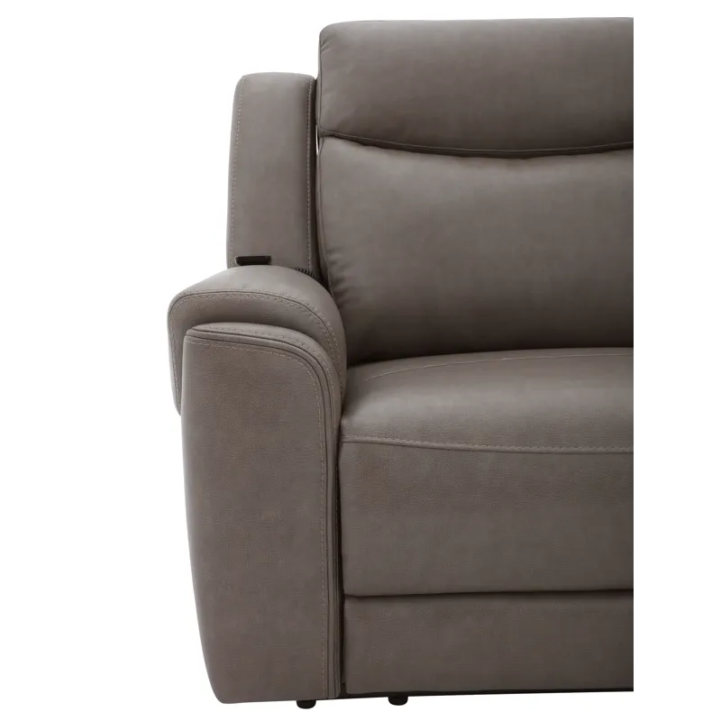 Momentum Dark Granite Zero Gravity Power Recliner with Heat and Massage