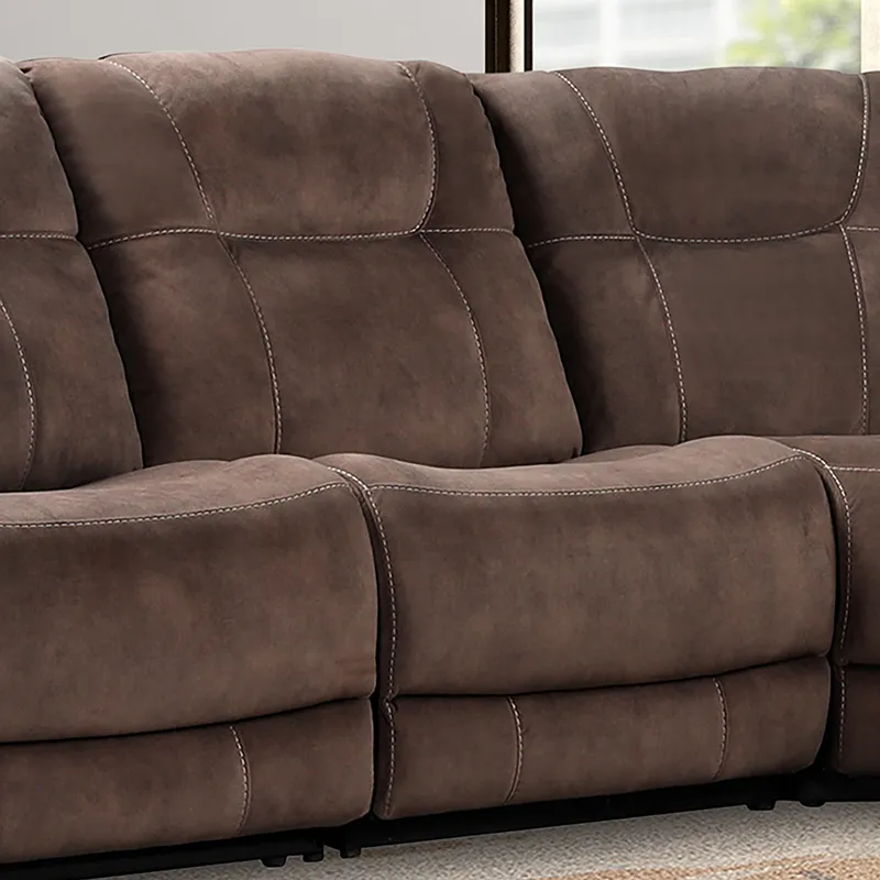 Cooper Shadow Brown Armless Recliner