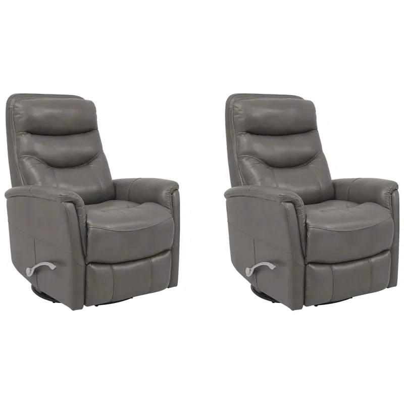 Gemini Ice Swivel Glider Recliner Two Pack