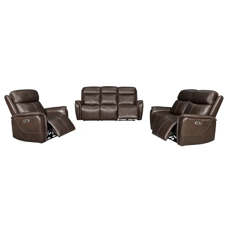 Cascade Auburn Power Reclining Sofa Loveseat and Recliner