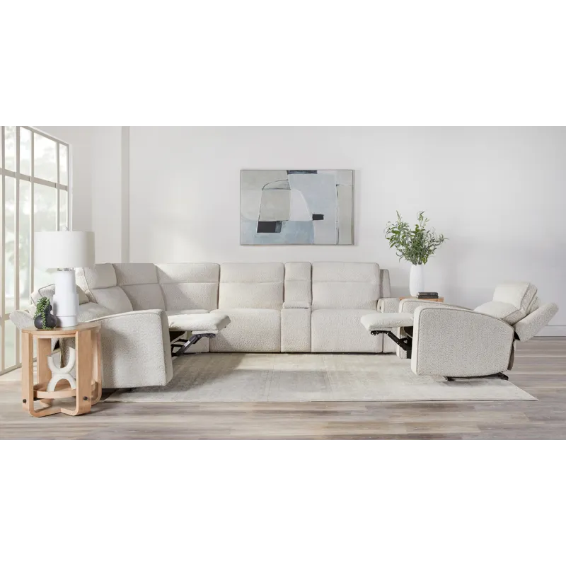 Lancaster Fluffy River Rock Power Right Arm Facing Zero Gravity Recliner P2