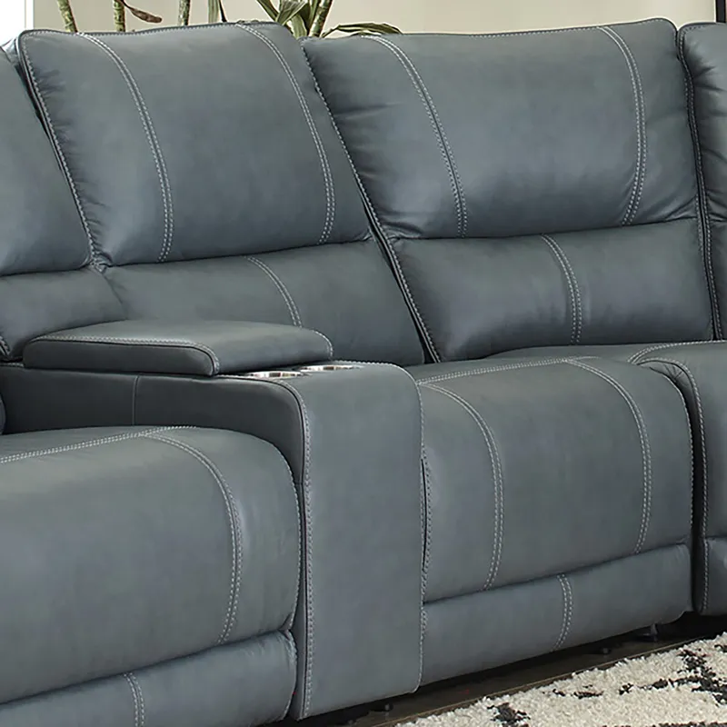 Whitman Verona Azure - Powered By Freemotion Power Cordless Armless Recliner
